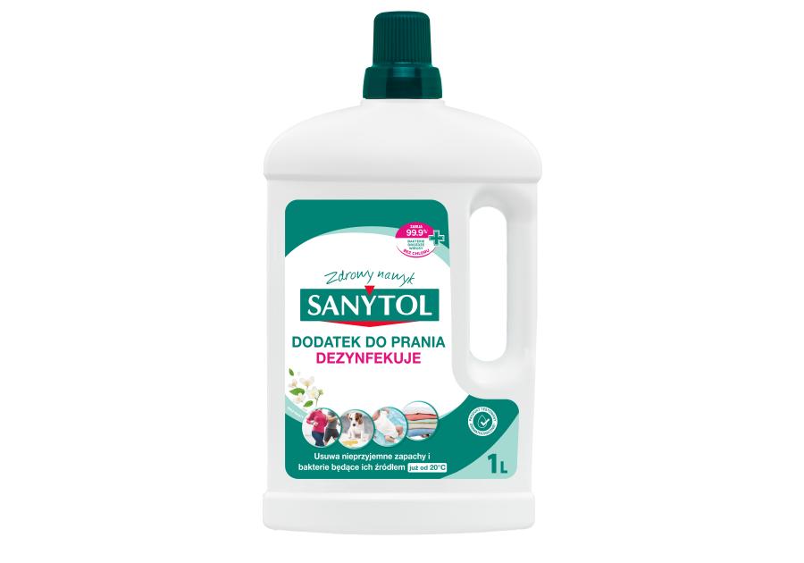 Zdjęcie: Dodatek dezynfekujący do prania 1 L SANYTOL