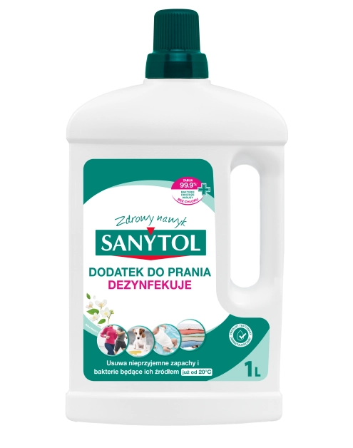 Zdjęcie: Dodatek dezynfekujący do prania 1 L SANYTOL