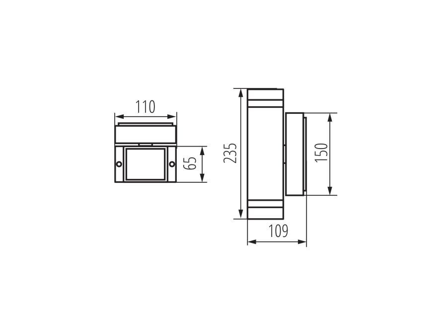 Zdjęcie: Oprawa oświetleniowa ZEW EL-235J-GR GU10 KANLUX
