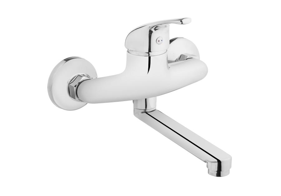 Zdjęcie: Bateria umywalkowo-zlewozmywakowa Perea chrom, 15 cm INVENA