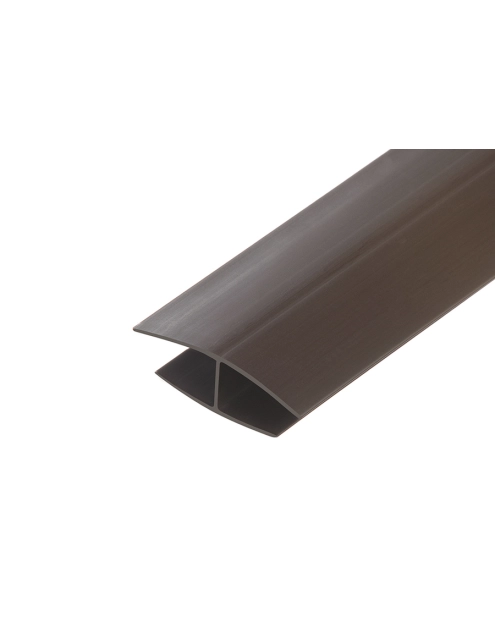 Zdjęcie: Listwa łącząca H do paneli ściennych PVC 3 m brązowa CEZAR