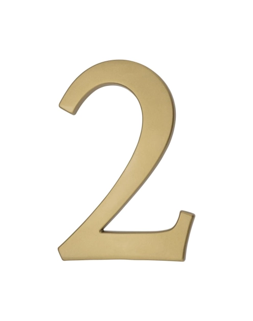 Zdjęcie: Cyfra aluminiowa 2, kolor złoty, 190 mm METRO