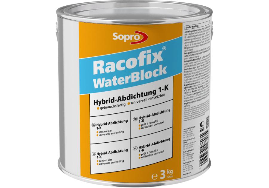 Zdjęcie: Uszczelniacz hybrydowy uniwersalny Racofix WaterBlock 588 3 kg SOPRO