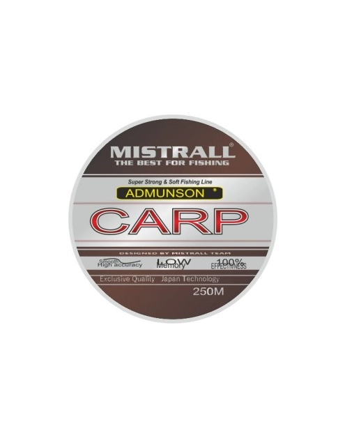 Zdjęcie: Żyłka wędkarska Amudson Carp 250 m, 0,28 mm MISTRALL