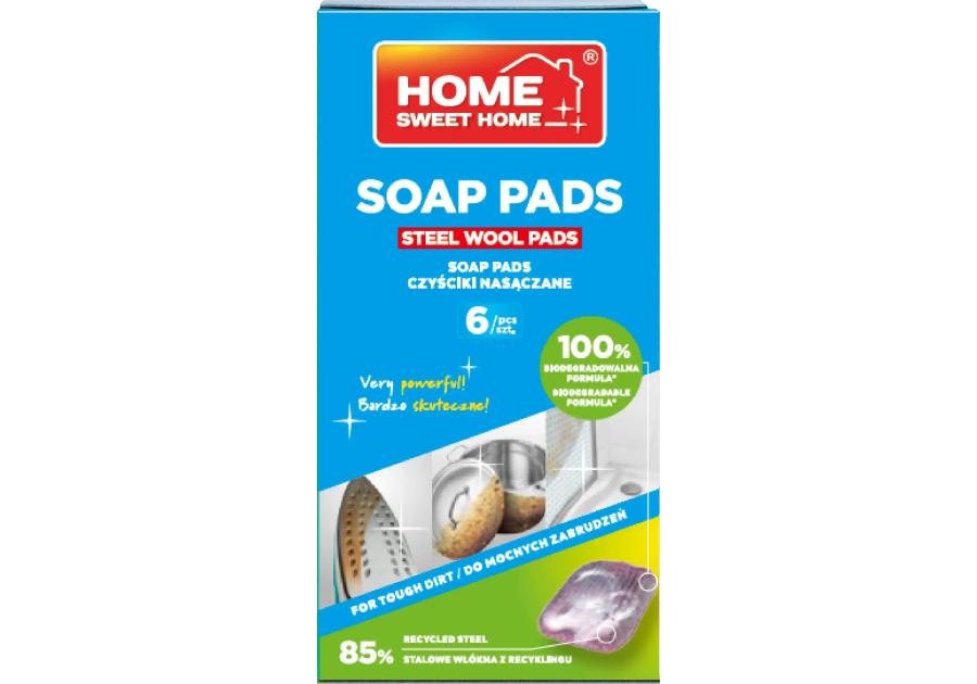 Zdjęcie: Czyściki stalowe Soap Pads 6 sztuk HOME SWEET HOME