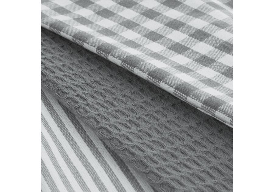Zdjęcie: Komplet ręczników kuchennych Lucy biało - szary 50x70 cm EUROFIRANY