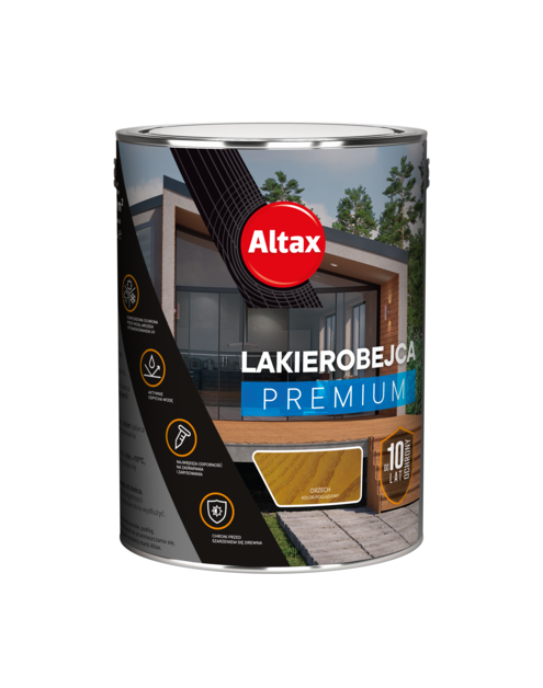 Zdjęcie: Lakierobejca Premium 5 L orzech ALTAX