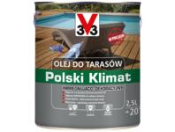 Zdjęcie: Olej do tarasów Polski Klimat 2,5 L Tek V33