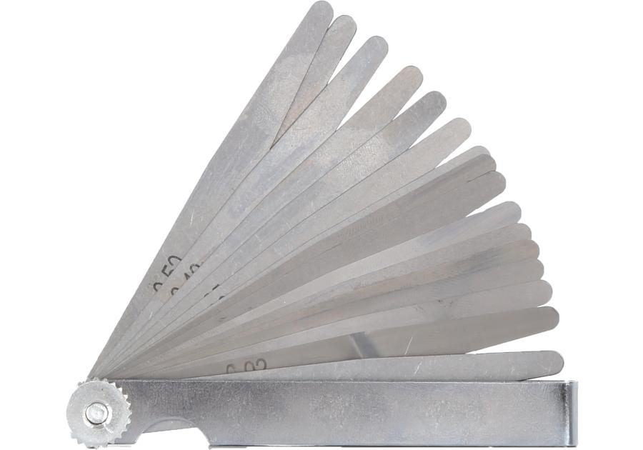Zdjęcie: Szczelinomierz 17 listków, 100 mm, 0,02-1,00 mm PROLINE