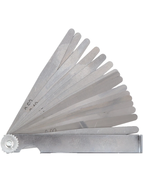 Zdjęcie: Szczelinomierz 17 listków, 100 mm, 0,02-1,00 mm PROLINE