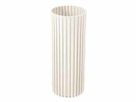 Wazon Nemo 220 recycled, kremowy LAMELA