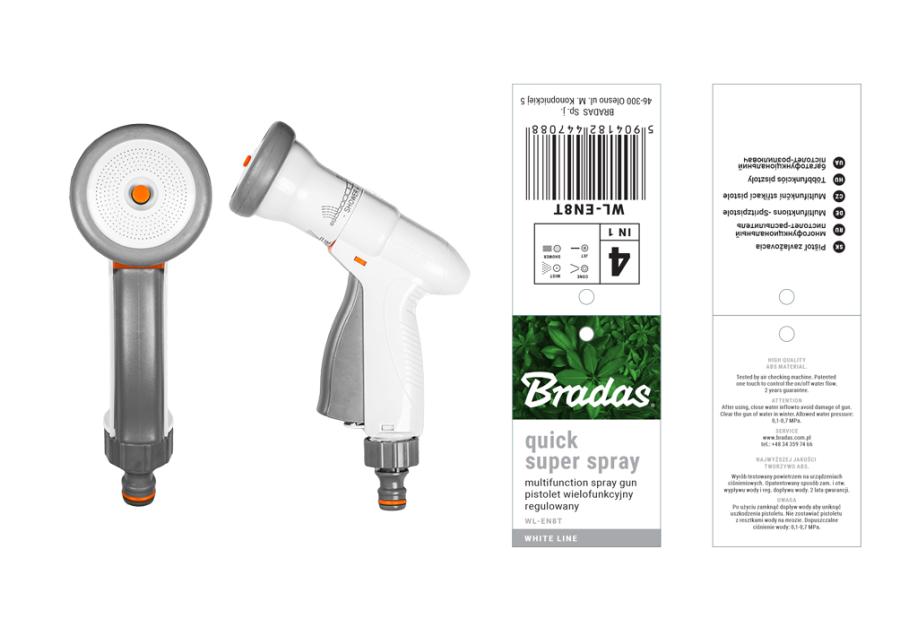 Zdjęcie: Pistolet Super Spray White Line BRADAS