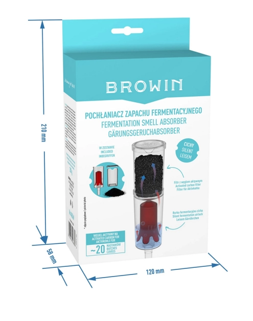 Zdjęcie: Pochłaniacz zapachu fermentacyjnego Cichy 405569 BROWIN