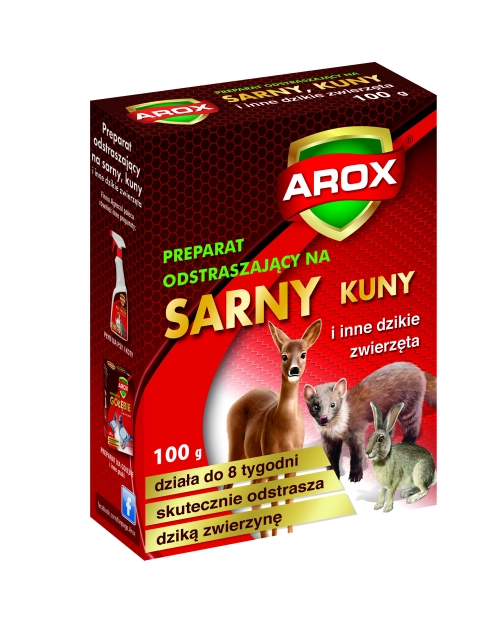 Zdjęcie: Granulat odstraszający dzikie zwierzęta Arox 0,01 kg AGRECOL