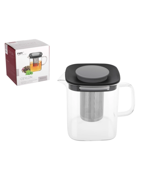 Zdjęcie: Dzbanek z zaparzaczem Ceylon 900 ml 81450 RAVI