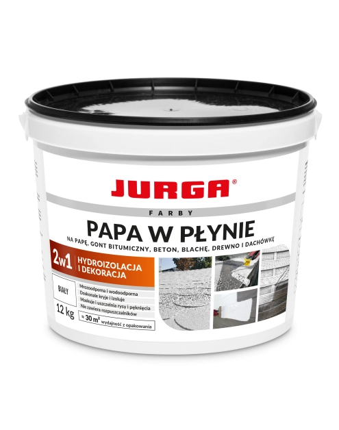Zdjęcie: Papa w płynie, biały 7 kg JURGA
