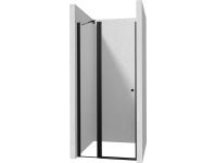 Zdjęcie: Drzwi prysznicowe 80 cm uchylne Kerria Plus nero DEANTE