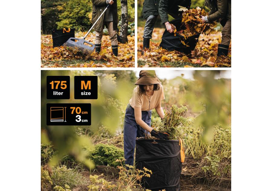 Zdjęcie: Kosz M 175 L Ergo Pop-up FISKARS