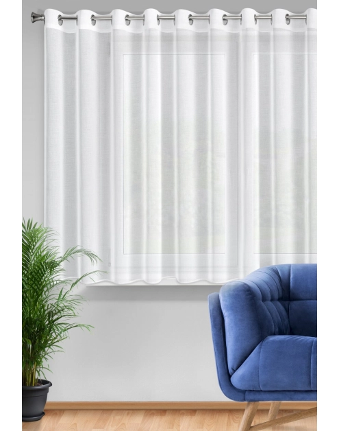 Zdjęcie: Firana gotowa LANA 350 x 150 cm biały (373174) EUROFIRANY