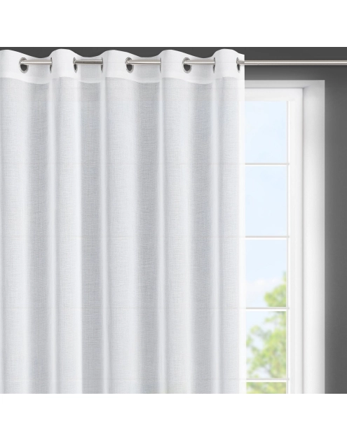 Zdjęcie: Firana gotowa LANA 350 x 150 cm biały (373174) EUROFIRANY