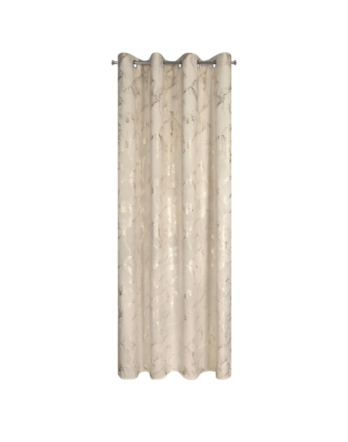 Zdjęcie: Zasłona gotowa Naira 140 x 250 cm jasnobeżowy EUROFIRANY