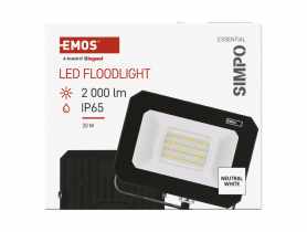 Naświetlacz LED Simpo 20 W neutralna biel EMOS