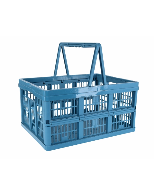 Zdjęcie: Koszyk zakupowy składany niebieski KEEEPER