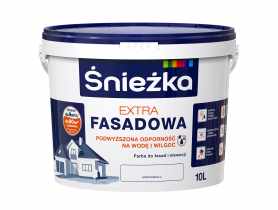 Farba Extra Fasadowa Śnieżnobiał 10L N ŚNIEŻKA