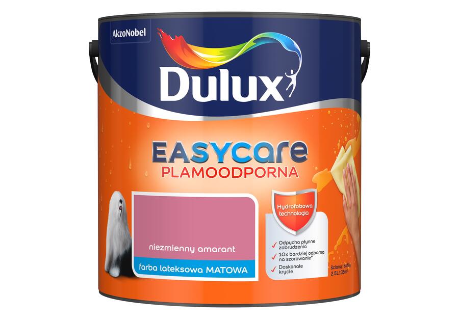 Zdjęcie: Farba do wnętrz EasyCare 2,5 L niezmienny amarant DULUX