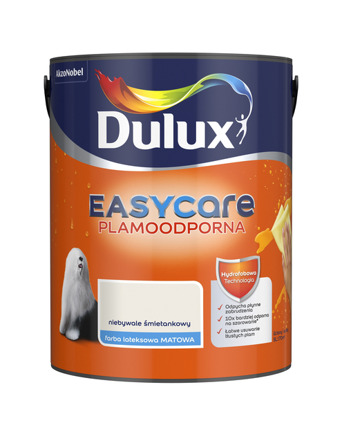 Zdjęcie: Farba do wnętrz EasyCare 5 L niebywale śmietankowy DULUX