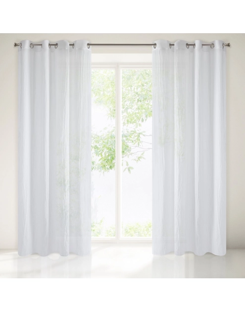 Zdjęcie: Zasłona gotowa Zuhal 140x250 cm biały EUROFIRANY