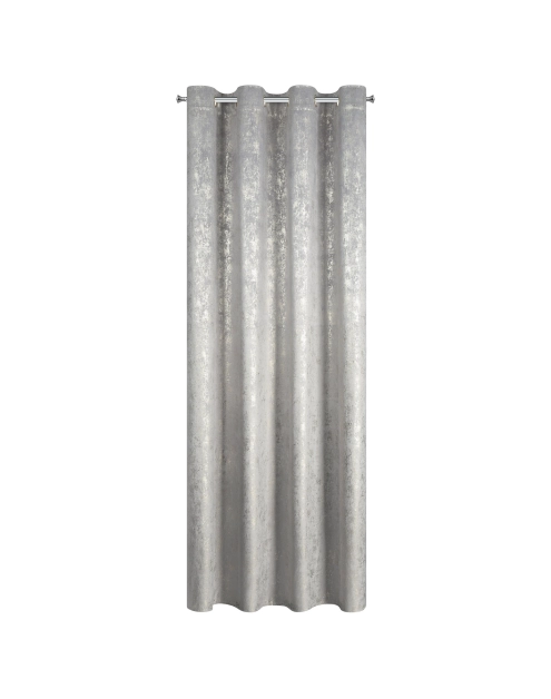 Zdjęcie: Zasłona Astrid 140x250 cm stalowo-szara na przelotkach EUROFIRANY