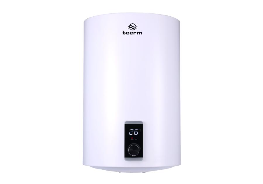 Zdjęcie: Ogrzewacz elektryczny wody pojemnościowy Teerm 50 litrów, elektronik biały NERGIS