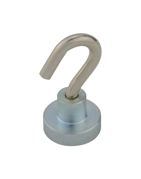 Zdjęcie: Magnes neodymowy okrągły z haczykiem M4 16x4,5 mm, 2 sztuki STAHL