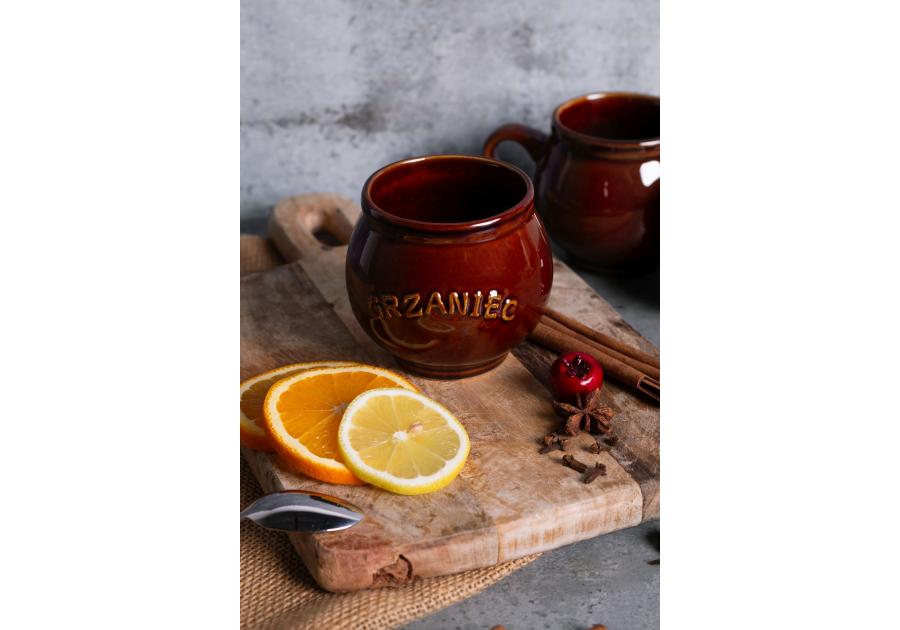 Zdjęcie: Kubek beczułka z napisem Grzaniec 320 ml ALTOM DESIGN