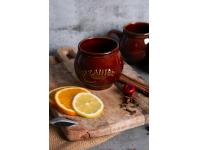 Zdjęcie: Kubek beczułka z napisem Grzaniec 320 ml ALTOM DESIGN