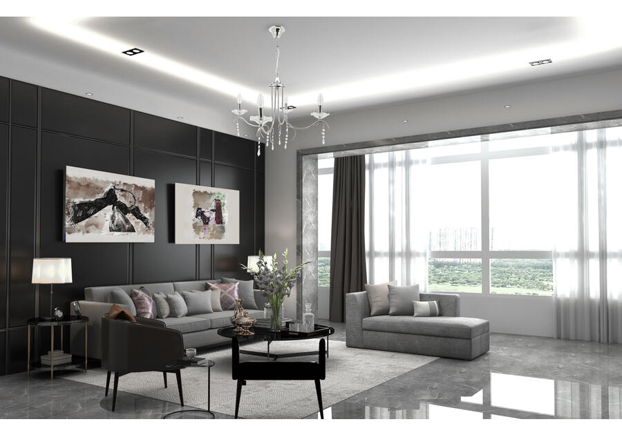 Zdjęcie: Lampa sufitowa Walencja 1870/4 8C ELEM