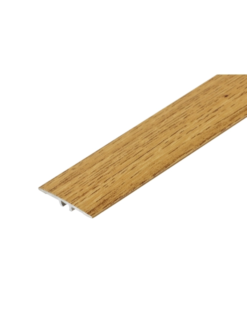 Zdjęcie: Listwa ochronna AL wcisk płaski 35 mm 5w1 klejona L= 0,93 m Dąb Złoty okleina mat CEZAR