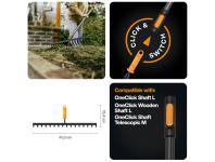 Zdjęcie: Grabie metalowe do gleby 16 zębów, głowica One Click FISKARS