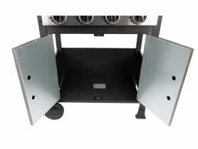 Grill gazowy 4-palnikowy 2,7 kW z rusztem żeliwnym AMR IMPEX