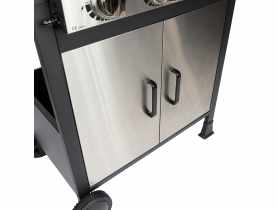 Grill gazowy 4-palnikowy 2,7 kW z rusztem żeliwnym AMR IMPEX