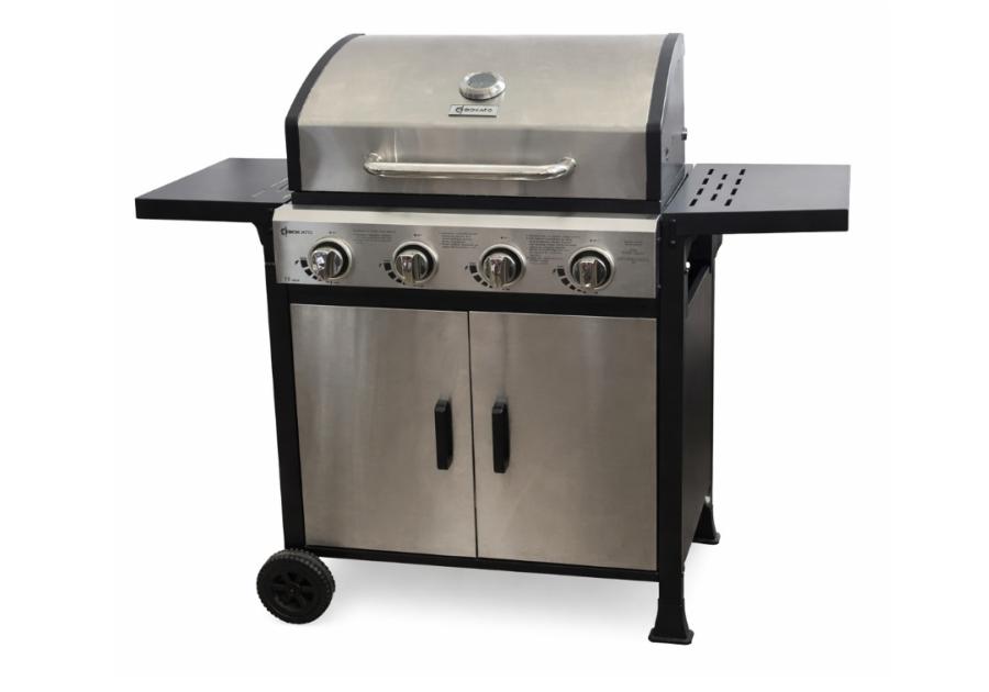 Zdjęcie: Grill gazowy 4-palnikowy 2,7 kW z rusztem żeliwnym AMR IMPEX