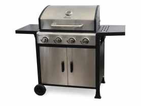 Grill gazowy 4-palnikowy 2,7 kW z rusztem żeliwnym AMR IMPEX