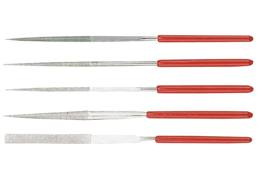 Zdjęcie: Pilniki diamentowe 140 mm - 5 szt PROLINE