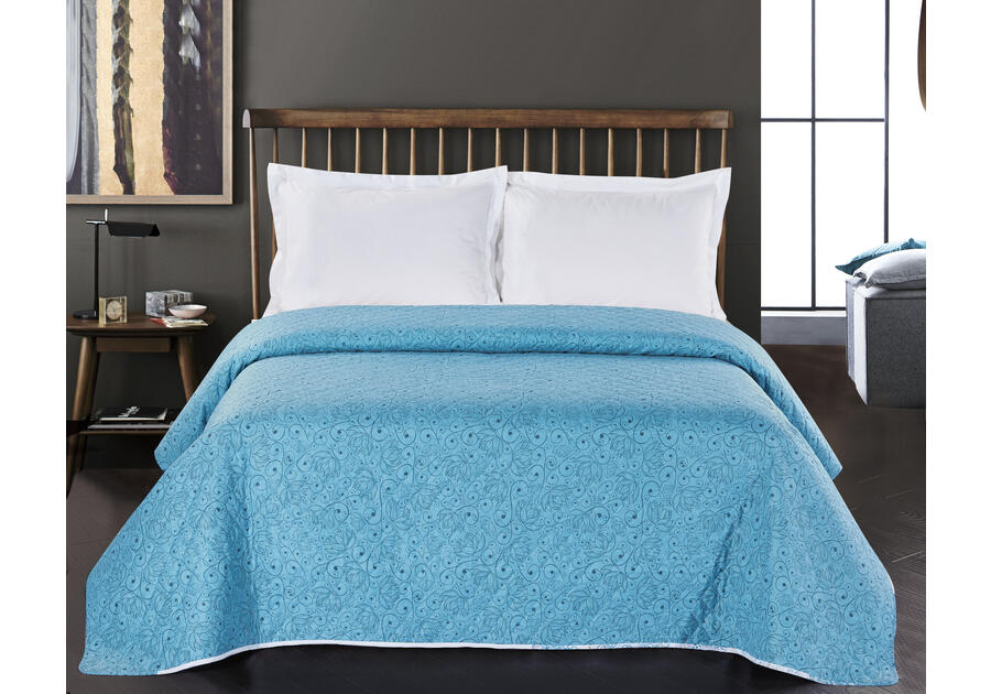 Zdjęcie: Narzuta Alhambra tur+blu 240x260 cm DECOKING