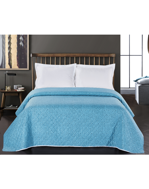 Zdjęcie: Narzuta Alhambra tur+blu 240x260 cm DECOKING