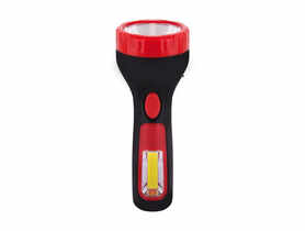 Akumulatorowa latarka LED TUNEL LED 1 W + 2 W kolor czarny/czerwony 1 W + 2 W STRUHM