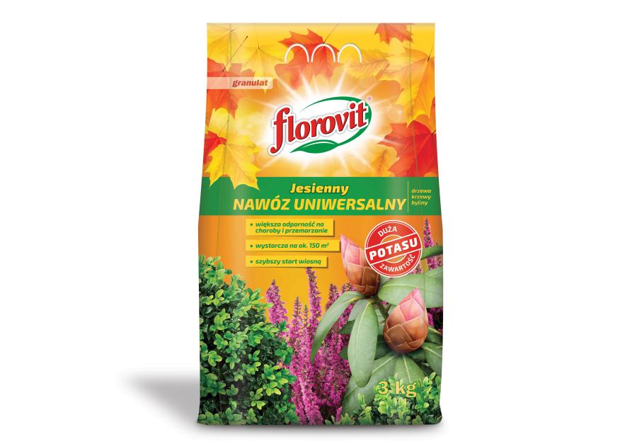 Zdjęcie: Nawóz jesienny uniwersalny worek 3 kg FLOROVIT