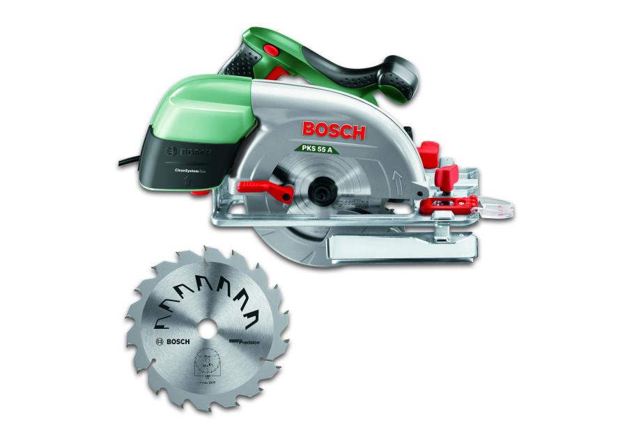 Zdjęcie: Pilarka tarczowa sieciowa 1200 W PKS 55 A BOSCH