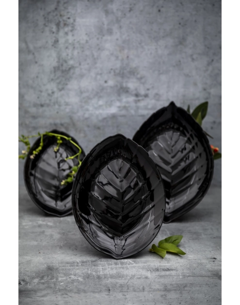 Zdjęcie: Półmisek liść Nocturn 23x17 cm ALTOM DESIGN